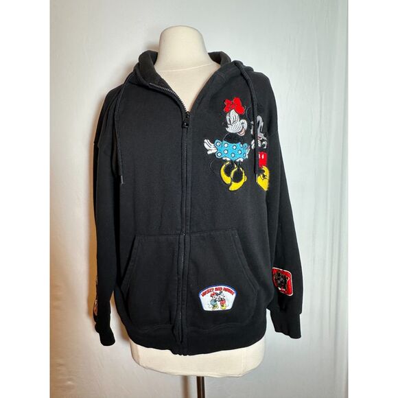 Disney Minnie and Mickey Mouse Zip Up Sweatshirt Kids Size XL - Picture 2 of 8